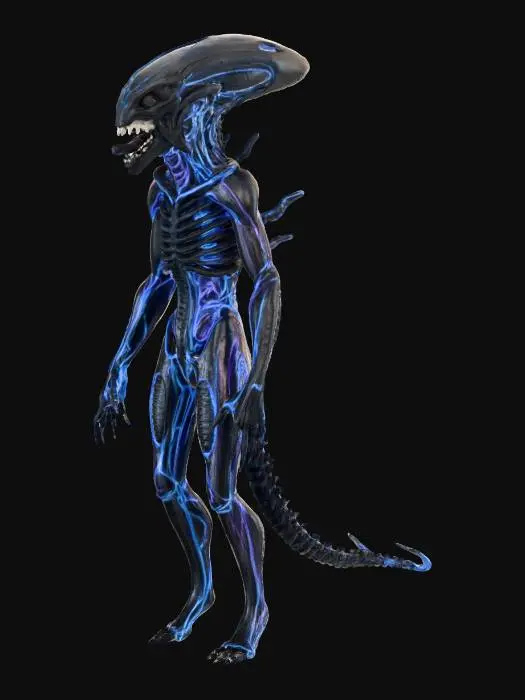 3D model for Alien Bioform