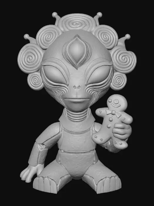 3D model for Gingerbread Alien Delight