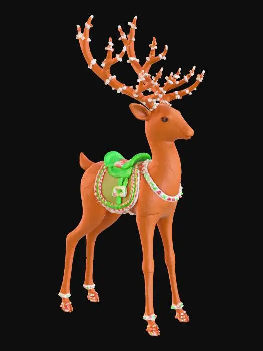 3D model for Gingerbread Reindeer