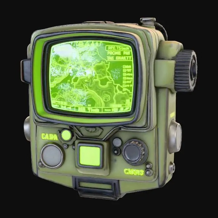 3D model for Pip-Boy Device