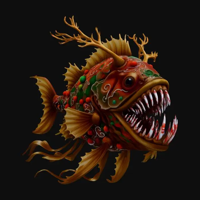 3D model for Frosted Abyssal Fiend