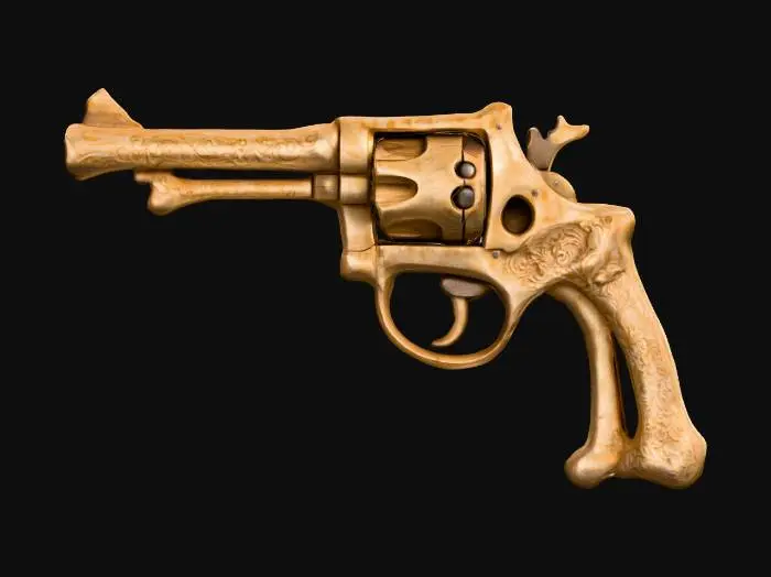 3D model for Bone Revolver