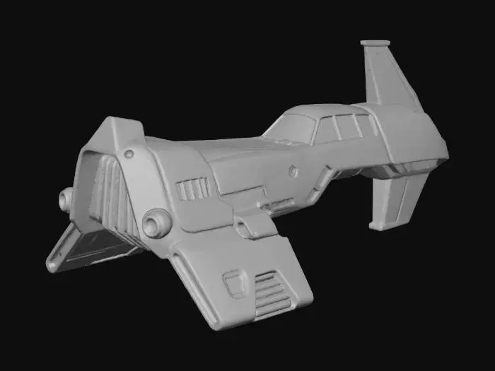 3D model for Futuristic Aircraft