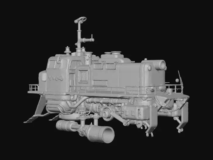 3D model for Hovering Locomotive