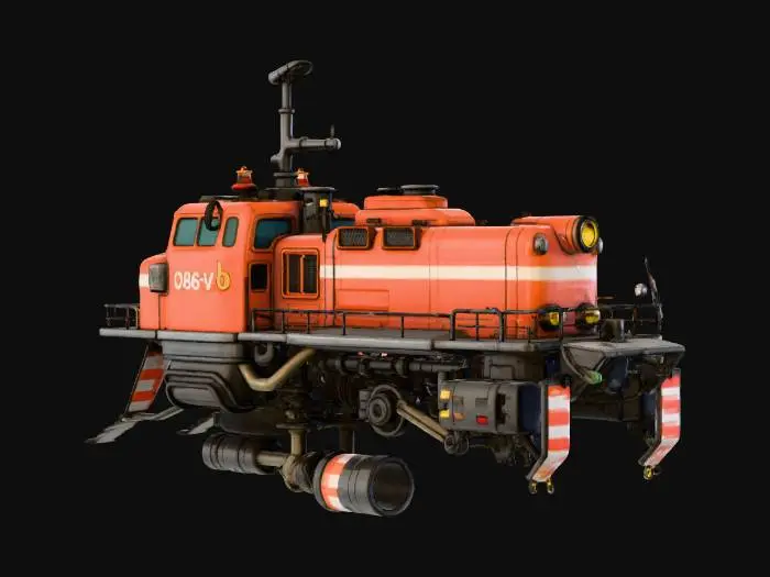 3D model for Hovering Locomotive
