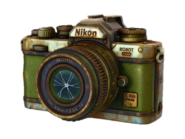 Post-PhotoCamera - Camera 3D model, vytvořený pomocí AI