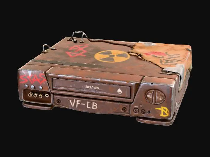 3D model for Post-VHS Player