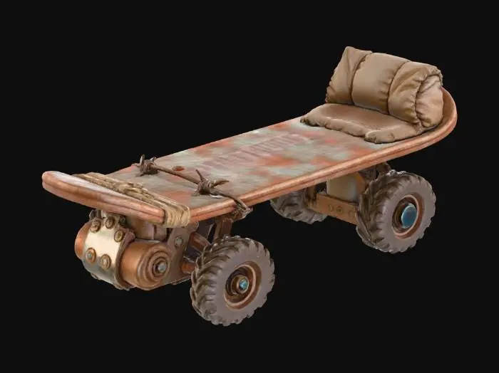 3D model for Post-Skateboard