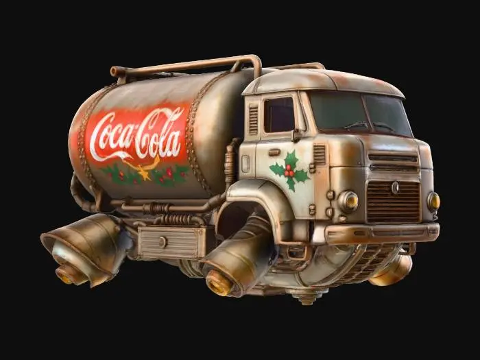 3D model for Coke Hovertruck, #Christmas2025#