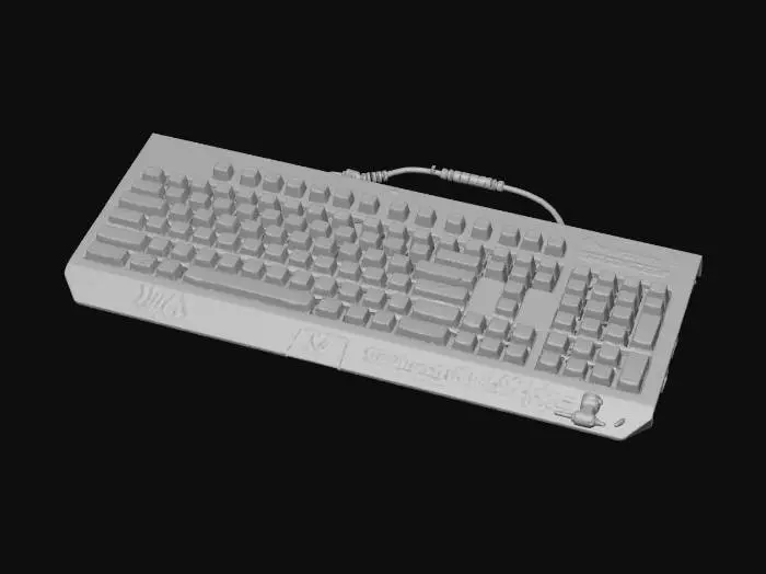 3D model for Post-Gamer Keyboard