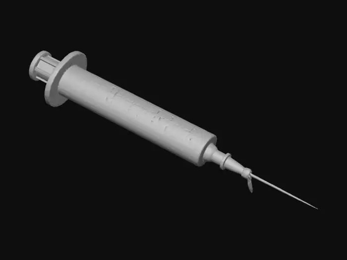 3D model for Radioactive Syringe Artifact