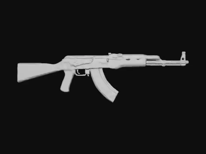 3D model for Low Poly / AK - 47