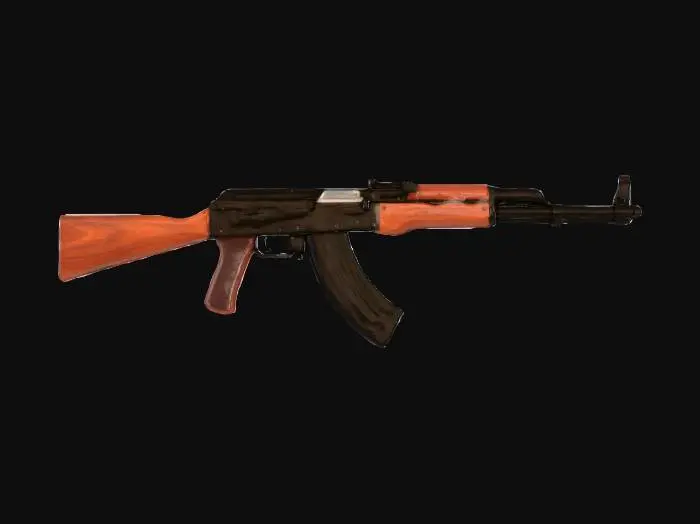 3D model for Low Poly / AK - 47
