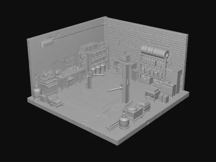 3D model for Garage Workshop