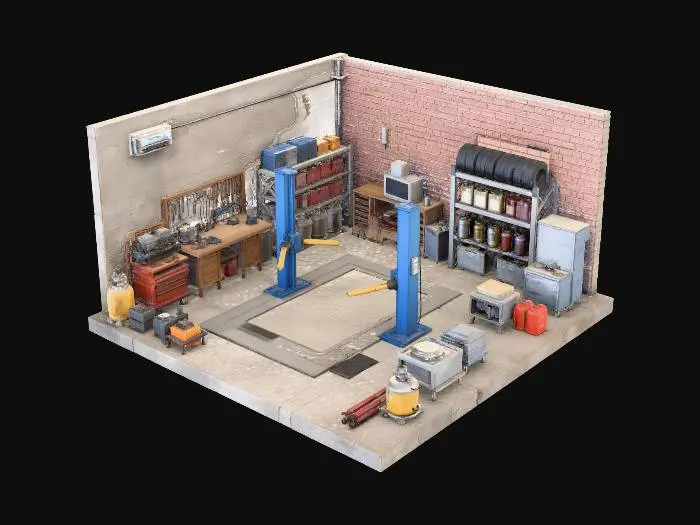 3D model for Garage Workshop