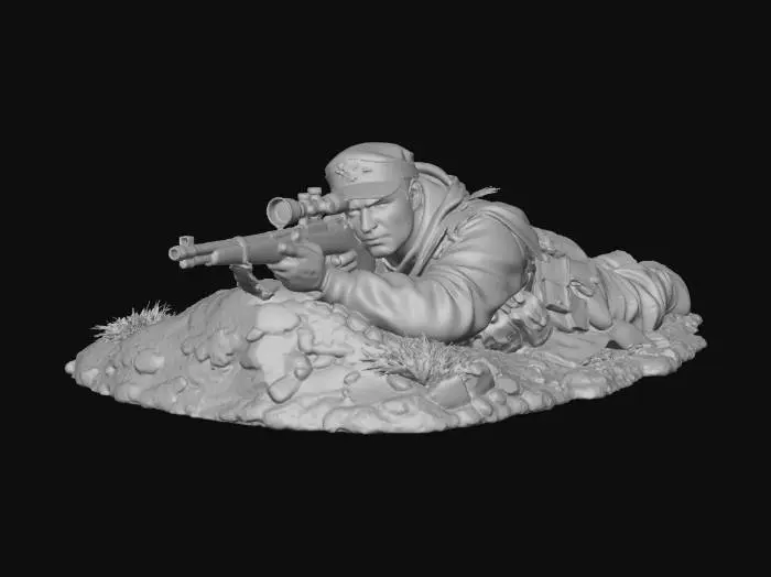 3D model for Prone Sniper
