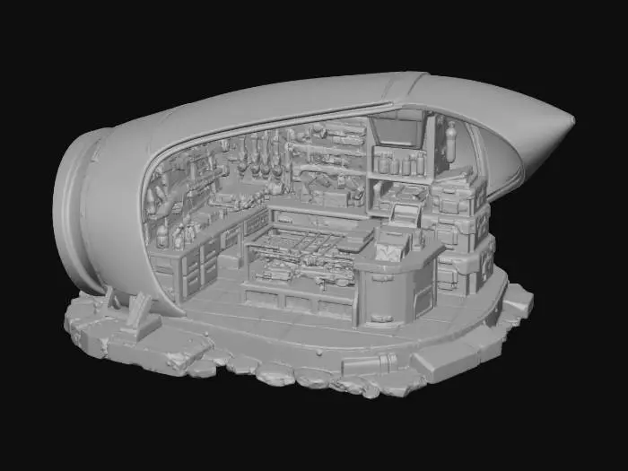 3D model for Bullet Armory