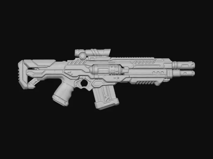 3D model for Railgun