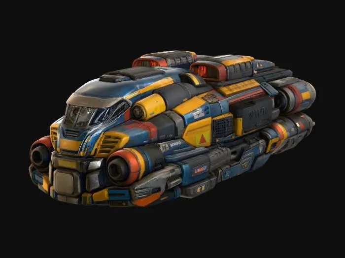 3D model for CA-07 Skycarrier