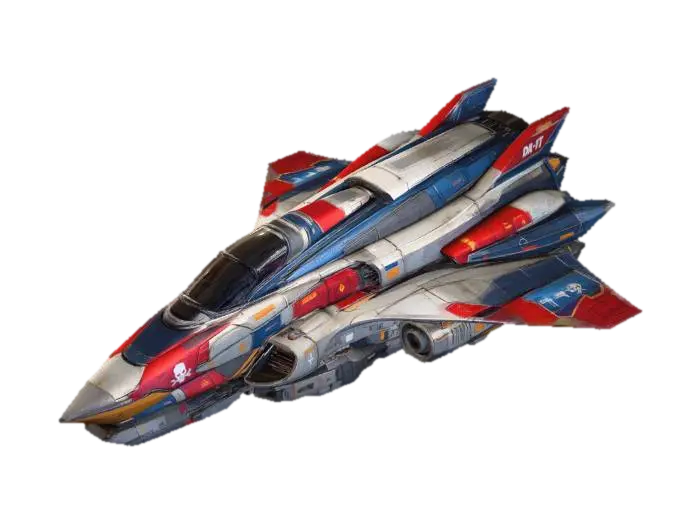 DA-17 Skull Raider - Doom model 3D, wygenerowany przez AI