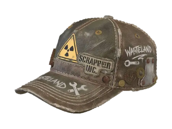 Wasteland Scrapper Cap - Wearable 3D-model, gegenereerd door AI