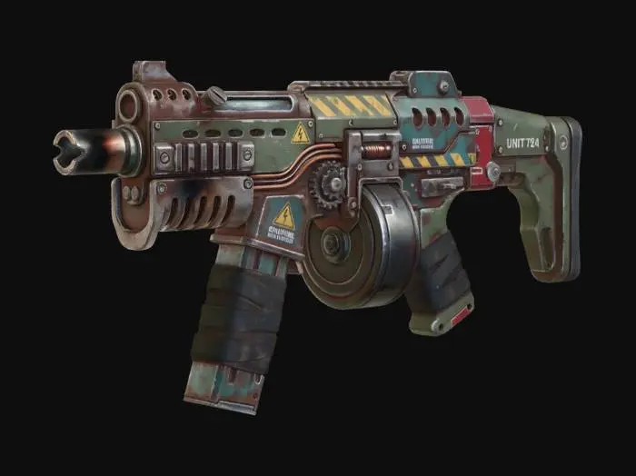 3D model for Scrapfire Assault Blaster