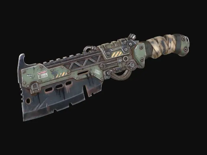 3D model for Wasteland Chainsword