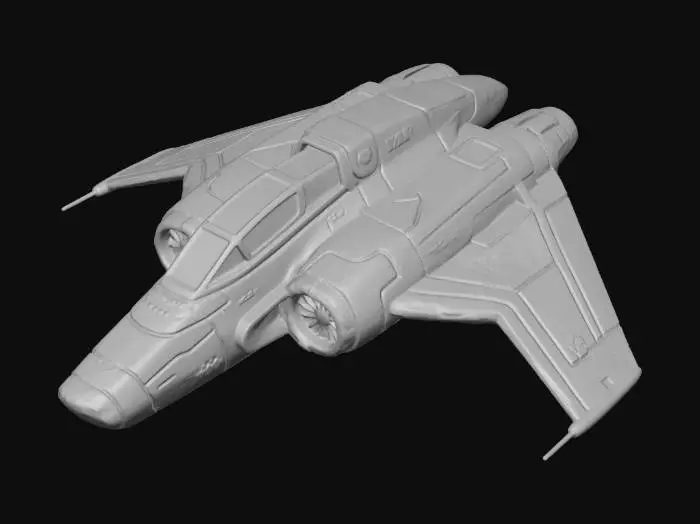 3D model for XR-7 Starfighter
