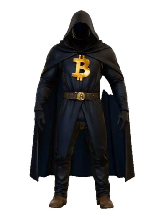 Satoshi Nakamoto - Crypto 3D model, AI generated