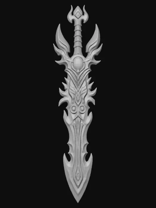 3D model for Voidfire Blade
