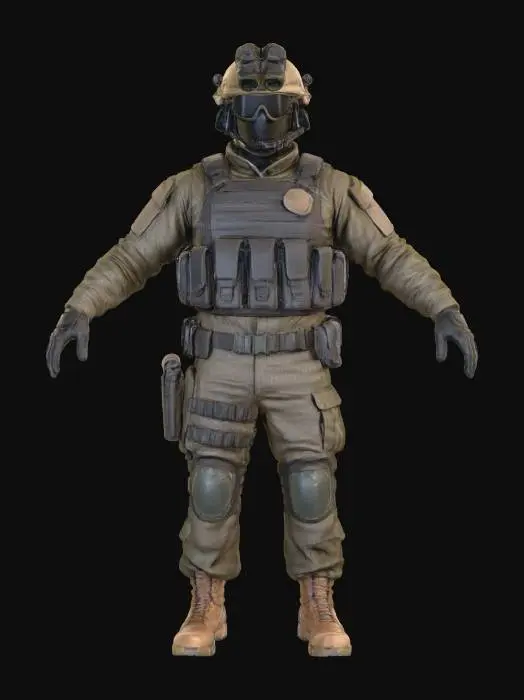 3D model for Tactical Operator