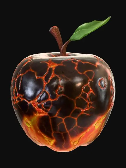 3D model for Molten Core Apple