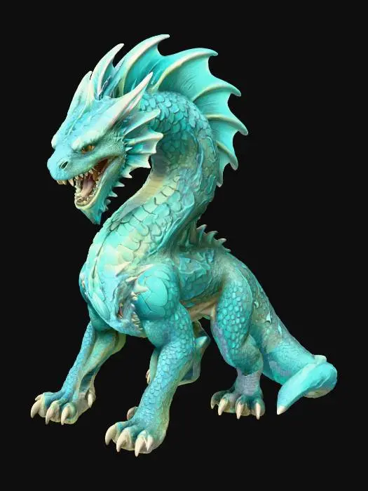 3D model for Azure Serpent