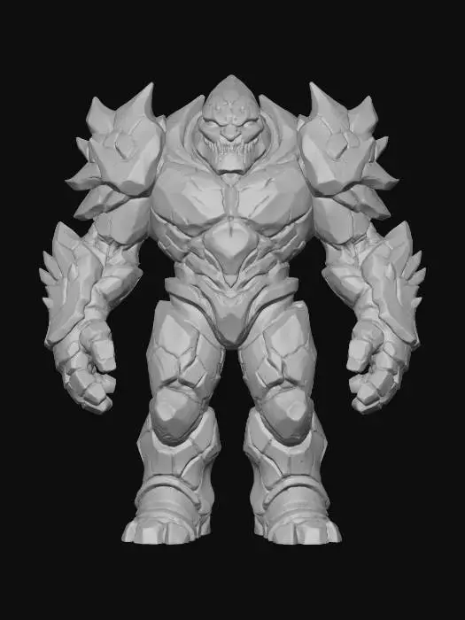 3D model for Molten Golem