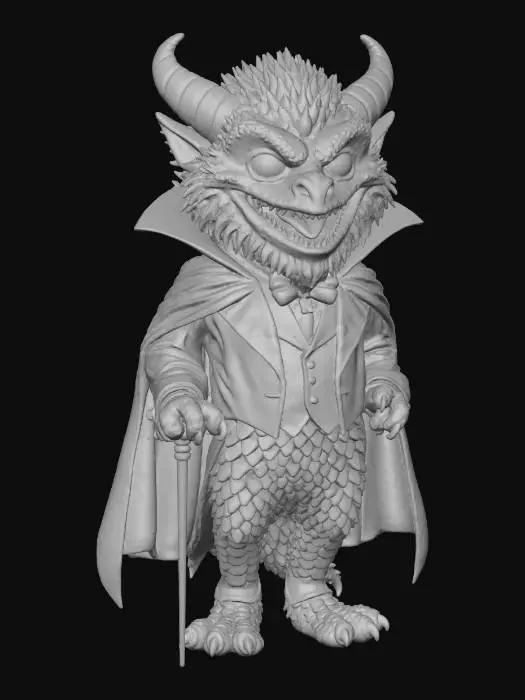 3D model for Gentleman Monster, #Halloween2025#
