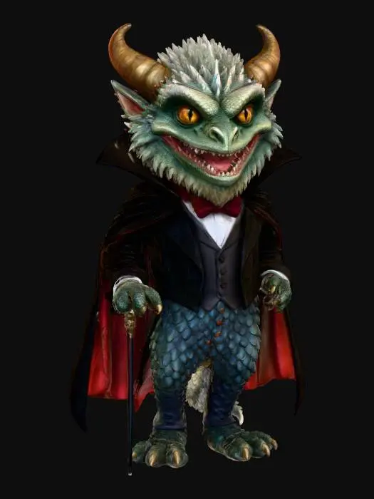 3D model for Gentleman Monster, #Halloween2025#