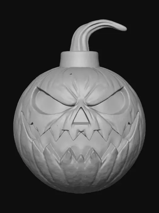 3D model for Jack-o'-Lantern Bomb, #Halloween2025#