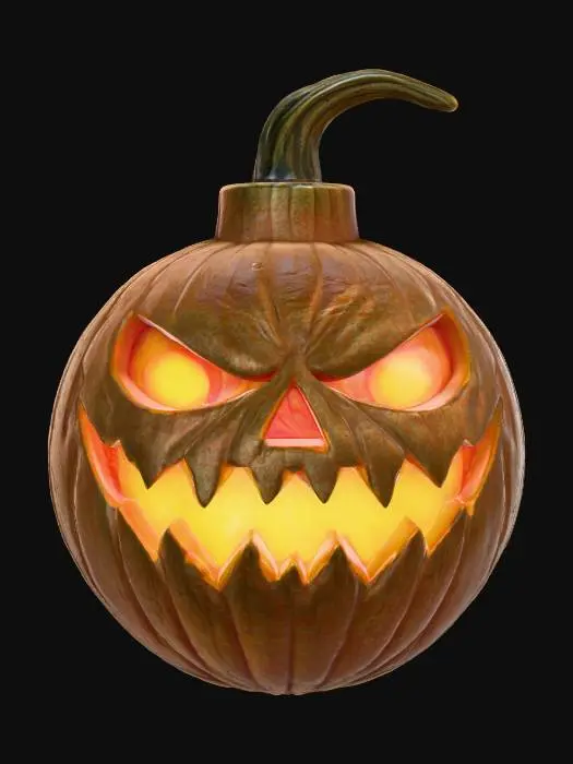 3D model for Jack-o'-Lantern Bomb, #Halloween2025#