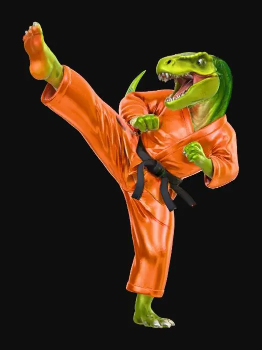 3D model for Karate Rex, #Halloween2025#