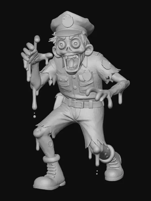3D model for Slime Patrolman, #Halloween2025#