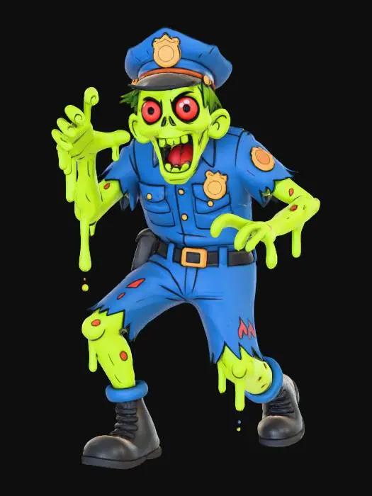 3D model for Slime Patrolman, #Halloween2025#
