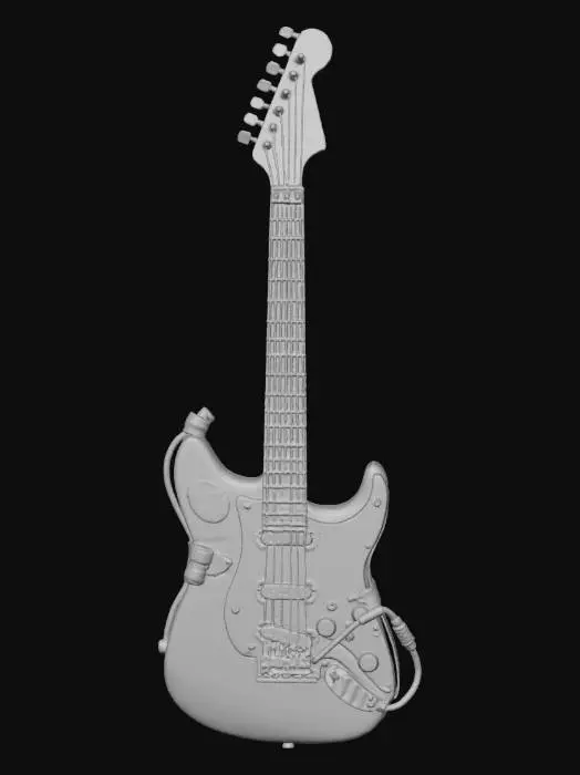 3D model for Post-Guitar