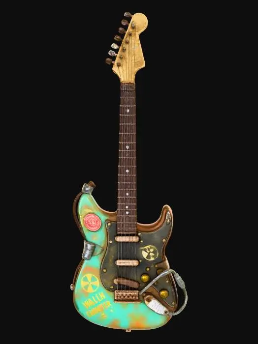 3D model for Post-Guitar