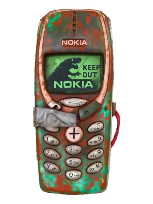 Post-Nokia - Smartphone 3D model, vytvořený pomocí AI