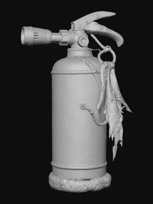 3D model for Post-Fire Extinguisher