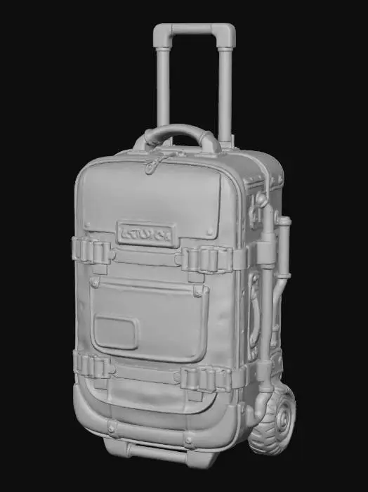 3D model for Post-Suitcase