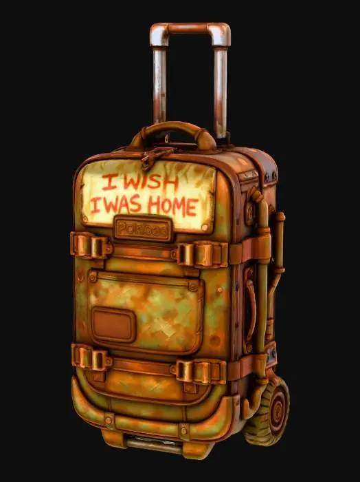 3D model for Post-Suitcase