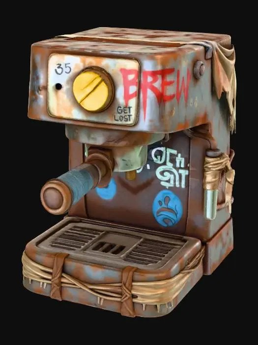 3D model for Post-Espresso Machine