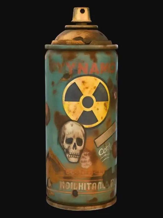 3D model for Post-Graffiti Spray