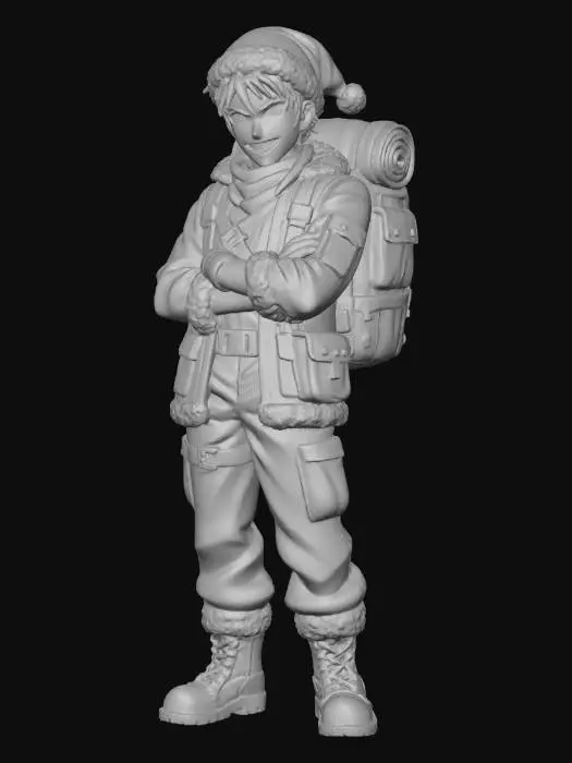 3D model for Dieselpunk Santa Explorer, #Christmas2025#